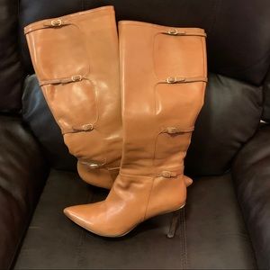 Ralph Lauren Leather Knee High Boots